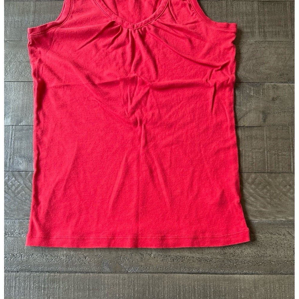 Merona Women's Red Cotton Tank Top Size Medium - Picture 4 of 6